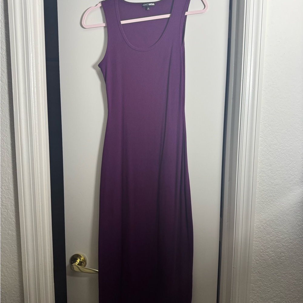 Chic Women's Purple Dress